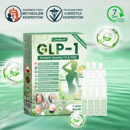 💥Oficjalny sklep Polska | BuildLeaf® GLP-1 8-w-1 Fit & Vital Rozwiązanie (Jednorazowe dziennie, widoczne zmiany w ciągu 7 dni) ✅ Otyłość, zdrowie sercowo-naczyniowe, cukrzyca, bezdech senny, zdrowie jelit, problemy ze stawami i inn）