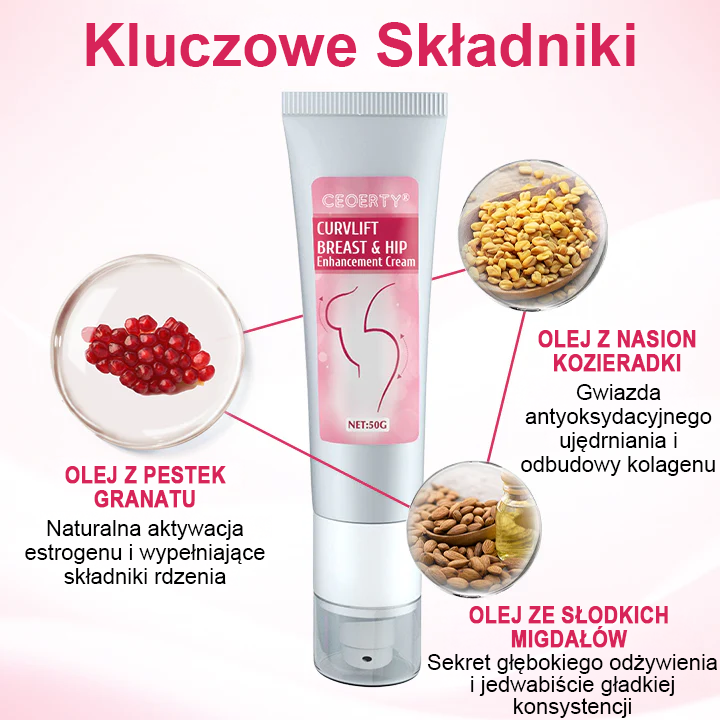 Krem powiększający piersi i biodra Ceoerty® CurvLift